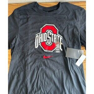 Ohio State Buckeyes Men’s Nike Tee Shirt Black Print Short Sleeve